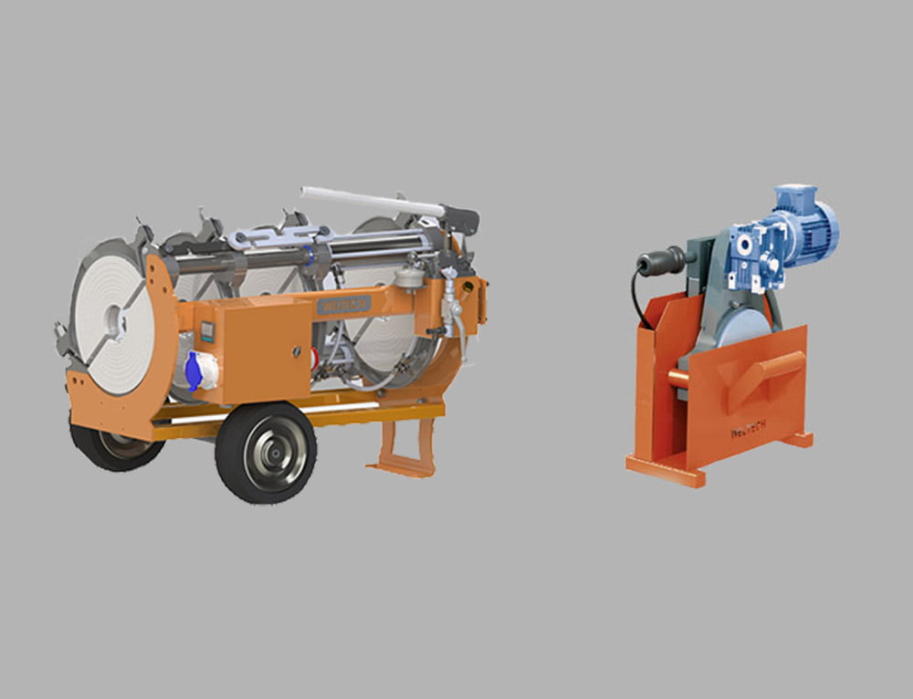 MHW315 Polyethylene Pipe Manual Hydraulic Butt Welding Machine